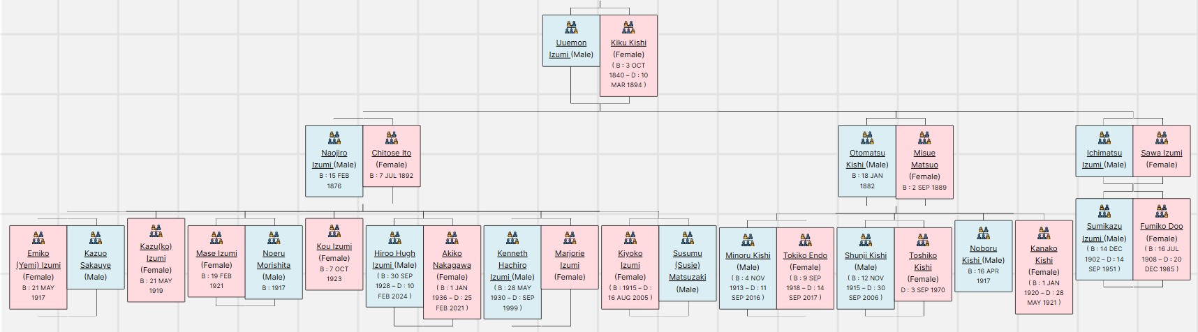 Izumi – Kishi Family Connection